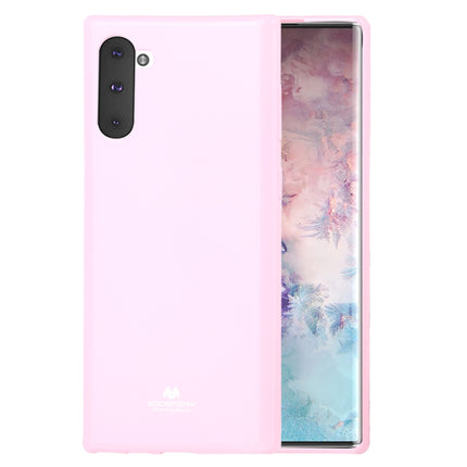 GOOSPERY JELLY TPU Shockproof and Scratch Case for Galaxy Note 10 (Pink)-garmade.com