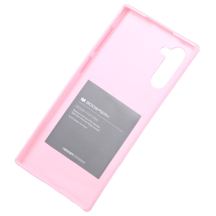 GOOSPERY JELLY TPU Shockproof and Scratch Case for Galaxy Note 10 (Pink)-garmade.com