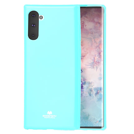 GOOSPERY JELLY TPU Shockproof and Scratch Case for Galaxy Note 10 (Mint Green)-garmade.com