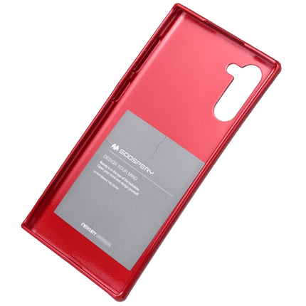 GOOSPERY JELLY TPU Shockproof and Scratch Case for Galaxy Note 10 (Red)-garmade.com