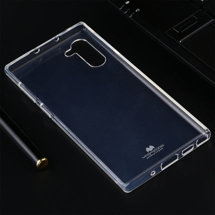 GOOSPERY JELLY TPU Shockproof and Scratch Case for Galaxy Note 10 (Transparent)-garmade.com