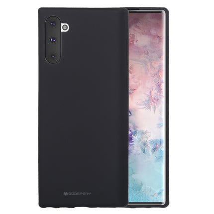 GOOSPERY SF JELLY TPU Shockproof and Scratch Case for Galaxy Note 10(Black)-garmade.com