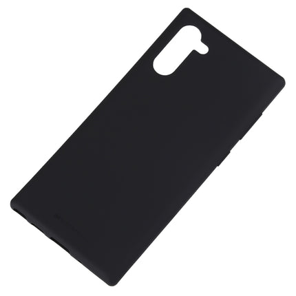 GOOSPERY SF JELLY TPU Shockproof and Scratch Case for Galaxy Note 10(Black)-garmade.com