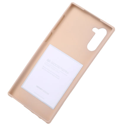GOOSPERY SF JELLY TPU Shockproof and Scratch Case for Galaxy Note 10(Flesh Color)-garmade.com