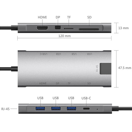 UC290 Multifunctional USB / Type-C HUB Adapter (Expand VGA HDMI)-garmade.com