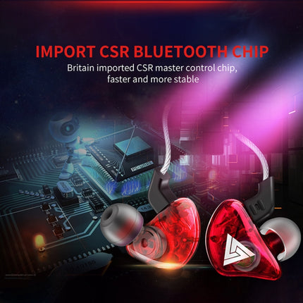 QKZ CK5 HIFI In-ear Star with The Same Music Headphones (Red)-garmade.com