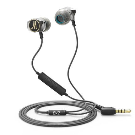 QKZ DM7 High-quality In-ear All-metal Sports Music Headphones, Microphone Version-garmade.com