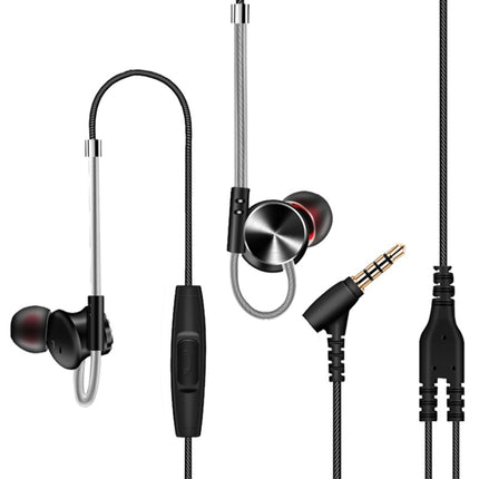 QKZ DM10 High-quality In-ear All-metal Sports Music Headphones, Microphone Version-garmade.com