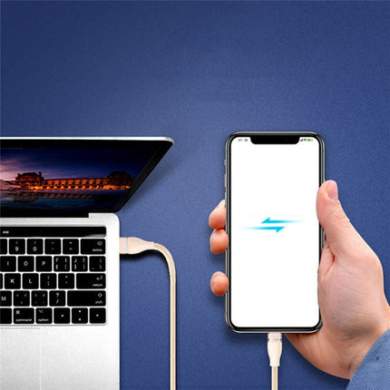 Nylon Weave Style USB to Micro USB Data Sync Charging Cable, Cable Length: 1m, For Galaxy, Huawei, Xiaomi, LG, HTC and Other Smart Phones (Blue)-garmade.com