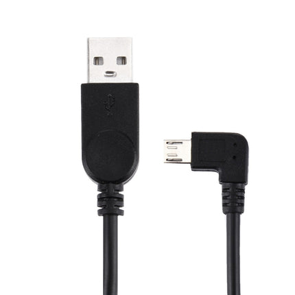 28cm 90 Degree Angle Right Micro USB to USB Data / Charging Cable, For Galaxy, Huawei, Xiaomi, LG, HTC and other Smart Phones-garmade.com