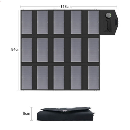 ALLPOWERS Portable Solar Panel Charger 100W 18V Foldable Solar Panel Solar Battery Charger-garmade.com