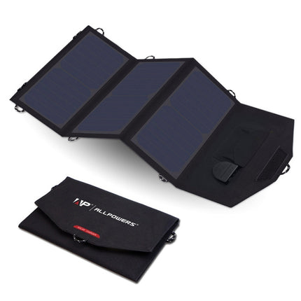 ALLPOWERS 18V 21W Solar Charger Panel Waterproof Foldable Solar Power-garmade.com