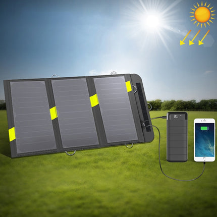 ALLPOWERS 20W 5V Solar Phone Charger Dual USB Output Portable Solar Panel-garmade.com