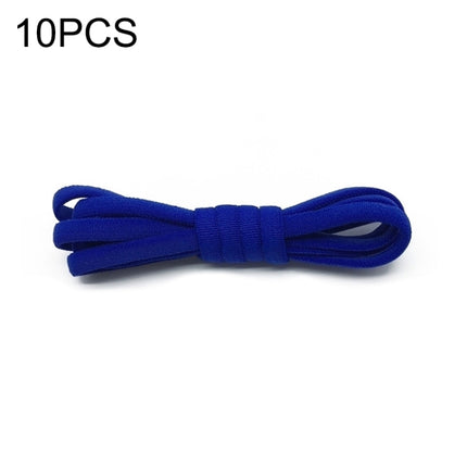 10 PCS Stretch Spandex Non Binding Elastic Shoe Laces (Dark Blue)-garmade.com
