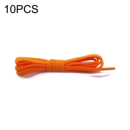 10 PCS Stretch Spandex Non Binding Elastic Shoe Laces (Orange)-garmade.com