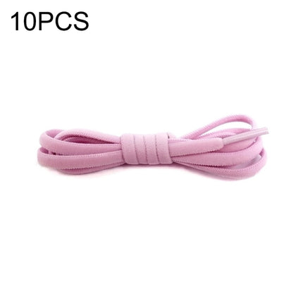 10 PCS Stretch Spandex Non Binding Elastic Shoe Laces (Pink)-garmade.com