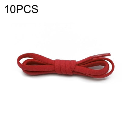 10 PCS Stretch Spandex Non Binding Elastic Shoe Laces (Red)-garmade.com