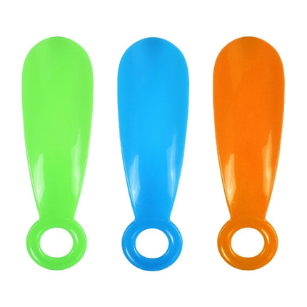 5 PCS 019 Plastic Shoehorn Household Shoes Auxiliary Shoe Puller, Specification: Circle, Color Random Delivery-garmade.com