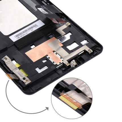 LCD Screen and Digitizer Full Assembly with Frame for Asus Memo Pad HD7 / ME173X / ME173 K00B (Black)-garmade.com