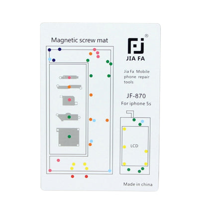 JIAFA Magnetic Screws Mat for iPhone 5S-garmade.com