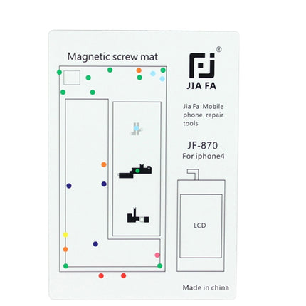 JIAFA Magnetic Screws Mat for iPhone 4-garmade.com