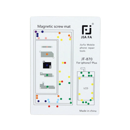 JIAFA Magnetic Screws Mat for iPhone 7 Plus-garmade.com