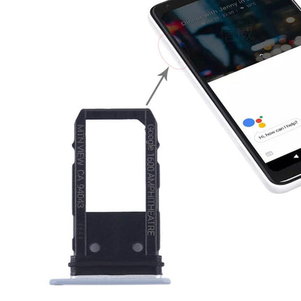 SIM Card Tray for Google Pixel 2 Silver-garmade.com
