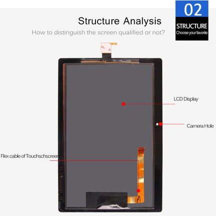 LCD Screen and Digitizer Full Assembly for Lenovo Tab 3 10 Plus TB-X103 / X103F 10.1 inch(Black)-garmade.com