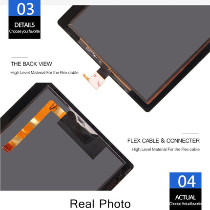 LCD Screen and Digitizer Full Assembly for Lenovo Tab 3 10 Plus TB-X103 / X103F 10.1 inch(Black)-garmade.com