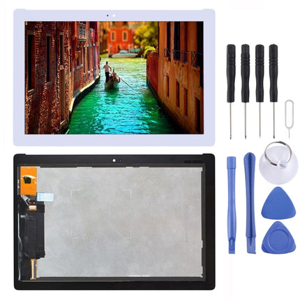 LCD Screen and Digitizer Full Assembly for Asus ZenPad 10 Z301MFL LTE Edition / Z301MF WiFi Edition 1920 x 1080 Pixel(White)-garmade.com