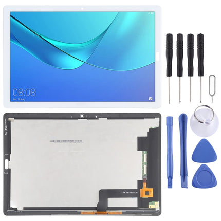 LCD Screen and Digitizer Full Assembly for Huawei MediaPad M5 10.8 inch / CMR-AL19 / CMR-W19(White)-garmade.com