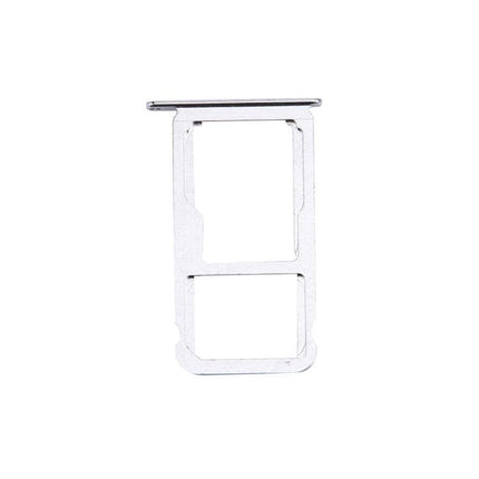 For Huawei P9 Nano SIM + Micro SD / Nano SIM Card Tray Silver-garmade.com