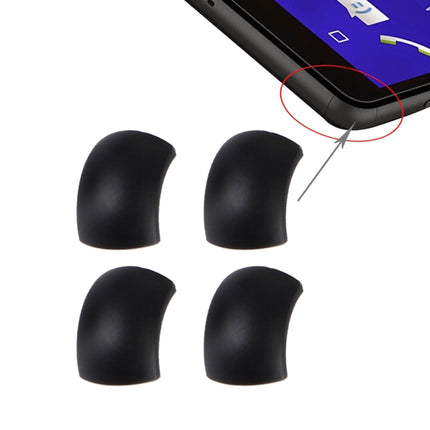 4 PCS Front Bezel Edge for Sony Xperia C4 (Black)-garmade.com