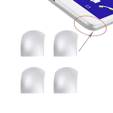 4 PCS Front Bezel Edge for Sony Xperia C4 (White)-garmade.com