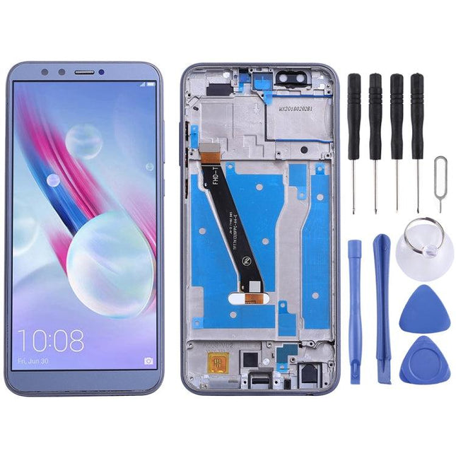 LCD Screen and Digitizer Full Assembly with Frame for Huawei Honor 9 Lite(Grey)-garmade.com