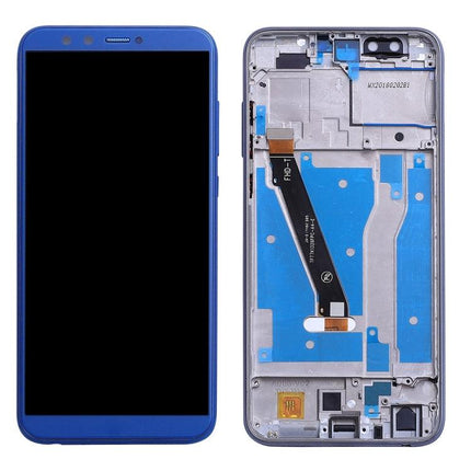 LCD Screen and Digitizer Full Assembly with Frame for Huawei Honor 9 Lite(Blue)-garmade.com