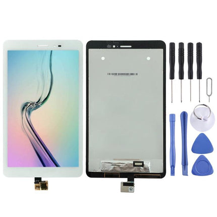 LCD Screen and Digitizer Full Assembly for Huawei Mediapad T1 8.0 Pro(White)-garmade.com