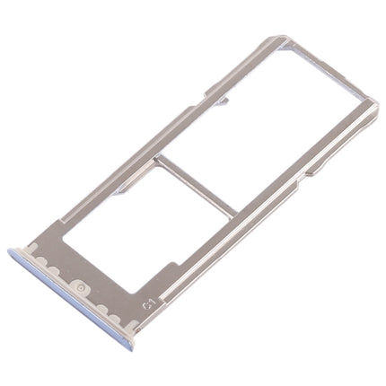 2 x SIM Card Tray + Micro SD Card Tray for OPPO A3(Blue)-garmade.com