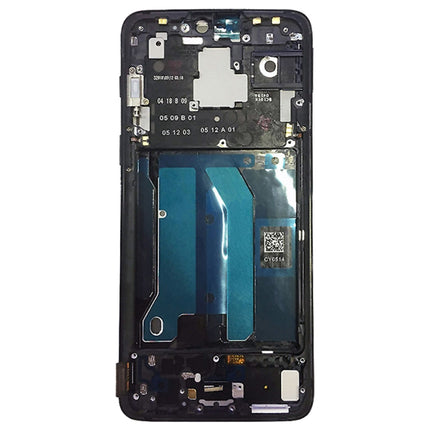 LCD Screen and Digitizer Full Assembly with Frame for OnePlus 6(Black)-garmade.com