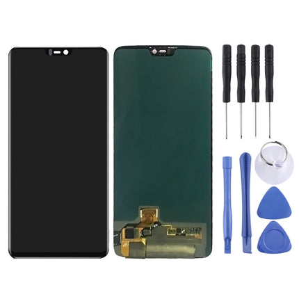 LCD Screen and Digitizer Full Assembly for OnePlus 6(Black)-garmade.com