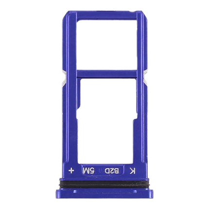 SIM Card Tray + SIM Card Tray / Micro SD Card Tray for OPPO R15(Blue)-garmade.com