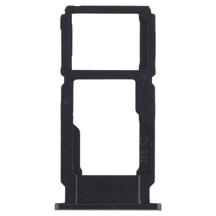 SIM Card Tray + SIM Card Tray / Micro SD Card Tray for OPPO R11 Plus(Black)-garmade.com
