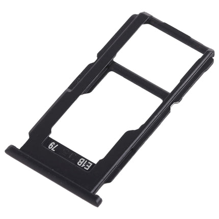 SIM Card Tray + SIM Card Tray / Micro SD Card Tray for OPPO R11 Plus(Black)-garmade.com
