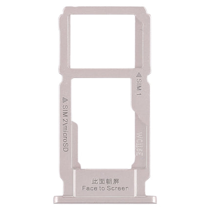 SIM Card Tray + SIM Card Tray / Micro SD Card Tray for OPPO R11 Plus(Silver)-garmade.com