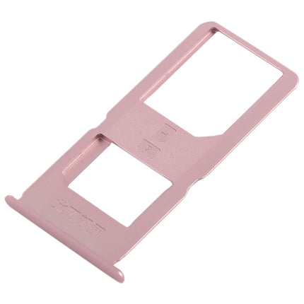 2 x SIM Card Tray for Vivo X6S Plus(Rose Gold)-garmade.com