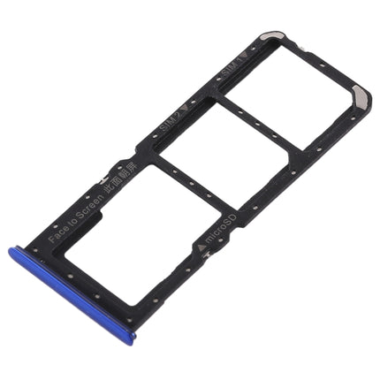 2 x SIM Card Tray + Micro SD Card Tray for OPPO K1(Blue)-garmade.com