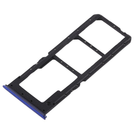 2 x SIM Card Tray + Micro SD Card Tray for OPPO K1(Blue)-garmade.com