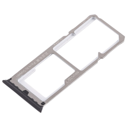 2 x SIM Card Tray + Micro SD Card Tray for OPPO A77(Black)-garmade.com