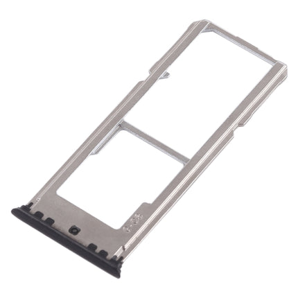 2 x SIM Card Tray + Micro SD Card Tray for OPPO A77(Black)-garmade.com