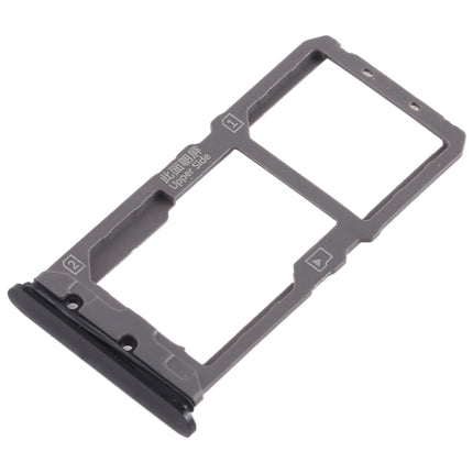 SIM Card Tray + SIM Card Tray / Micro SD Card Tray for Vivo X21 (Black)-garmade.com